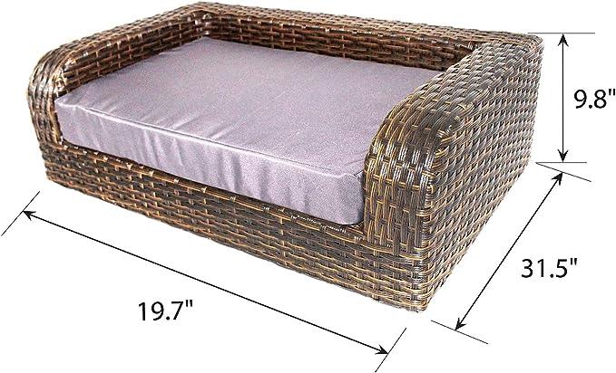 Rattan Pet Sofa